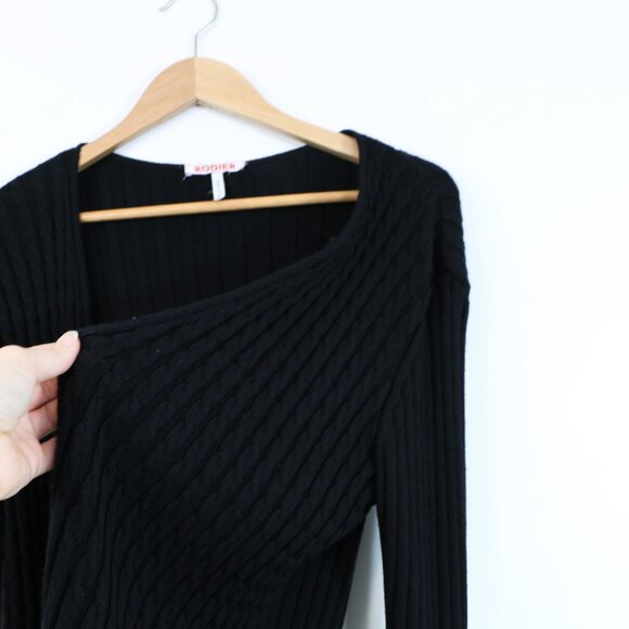 *Rodier Black Slim Knit Cardigan - Picture 5 of 6